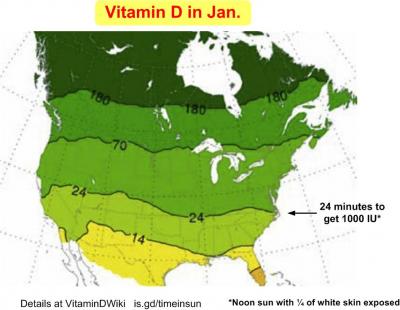 Map of Vitamin D in Jan
